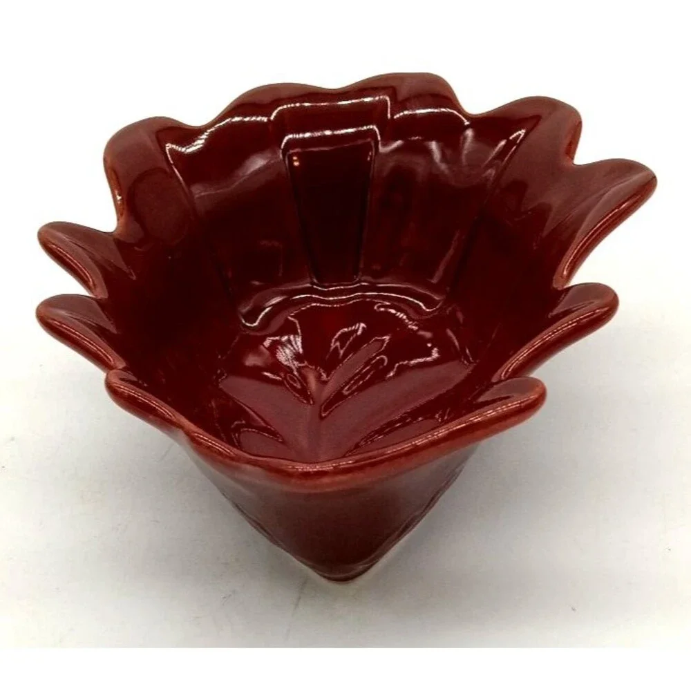 Vintage Appolia Pottery Burgundy 9